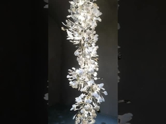 সিরামিক জিংকো পাতা দুল চ্যান্ডেলিয়ার লাইট