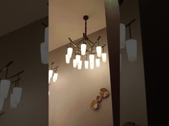 হোয়াইট মার্বেল দুল ল্যাম্প