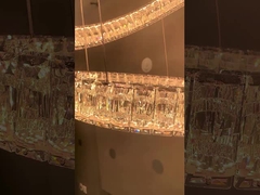5-30m2 আধুনিক LED ক্রিস্টাল চ্যান্ডেলাইয়ার সিলিং লাইট ডিমেবল