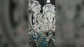 কাস্টম মডার্ন লিফ গ্লাস প্যান্ডেন্ট লাইটস ভিলা হোটেল লবি প্রজেক্ট টেক্সচার টুইস্টেড