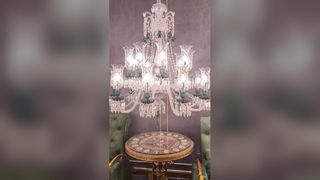 LED E14 সিলিং ক্রিস্টাল মোমবাতি চ্যান্ডেলাইয়ার ল্যাম্প জলরোধী ময়লা প্রতিরোধী