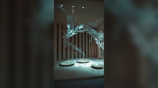 কাস্টম ঝাড়বাতি রঙিন ক্রিস্টাল চ্যান্ডেলাইয়ার শিল্প এবং আলো এবং ছায়া অভিব্যক্তি