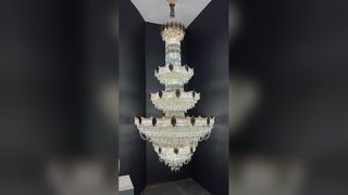 উচ্চমানের অভ্যন্তরীণ সজ্জা জন্য বিলাসিতা বড় চ্যান্ডেলিয়ার