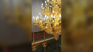 কাস্টম ক্রিস্টাল চ্যান্ডেলাইয়ার বিলাসবহুল হোটেল লবি আলো