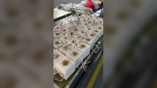 সাদা আলবাস্টার ঝুলন্ত আলো ফিক্সচার