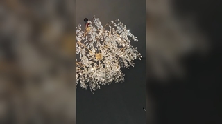 বিলাসবহুল হোটেলের জন্য মার্জিত সাদা ম্যাগনোলিয়া চ্যান্ডেলাইয়ার