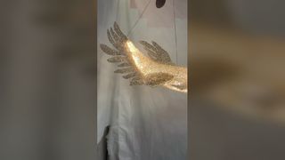সিঁড়ি দীর্ঘ ড্রপ কাস্টম পেন্ডেন্ট লাইট H65 তামা