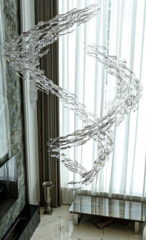 Modern Fashion Shade Project Chandeliers Glass Chandelier Light Large Hotel Banquet Hall Lighting