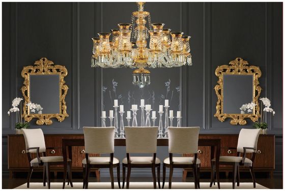 ইউরোপীয় স্টাইল প্রাচীন ফরাসি Baccarat ক্রিস্টাল চ্যান্ডেলিয়ার সৃজনশীল উচ্চ শেষ ক্লাব ক্রিস্টাল ল্যাম্প